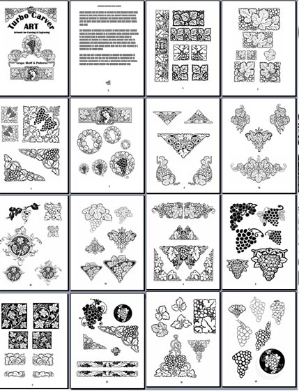 Art - Grape Motif Patterns &amp; Designs 