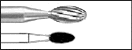 7404 Carbide Football, Small 